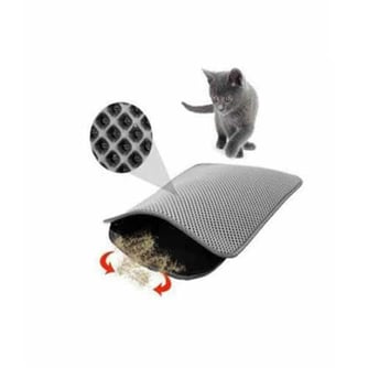 Elekli Kedi Tuvalet Önü Paspası 40 x 55 Cm - Görsel 2
