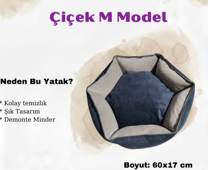 Tiny Çiçek Model Yatak M