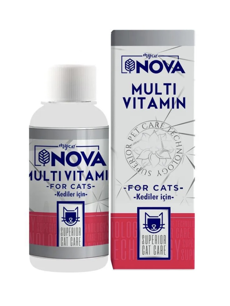 Nova bağışıklık güçlendirici likit multivitamin kedi 100ml
